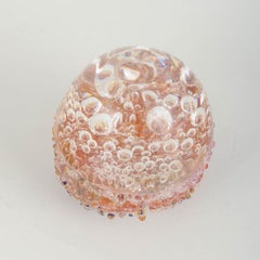 Göran Wärff for Kosta Boda. Organically shaped art glass paperweight. 1980s
