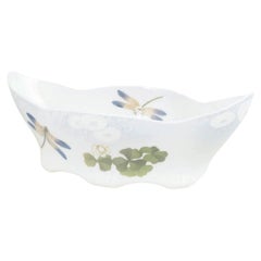 Antique porcelain jardiniere in Art Nouveau style. Early 20th C.