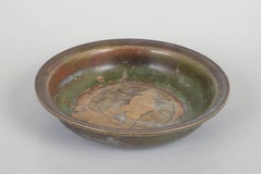Just Andersen, Danemark. Bol Art déco en bronze avec motif figuratif. Années 1930