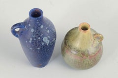 Carl-Harry Stålhane for Rörstrand. Two miniature stoneware pitchers, 1950s/60s