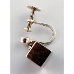Wiwen Nilsson, a Pair of Screw Earrings, Sterling Silver
