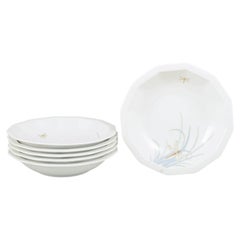 Tapio Wirkkala for Rosenthal Studio-Linie. Six "Dragonfly" deep plates. 1970s.