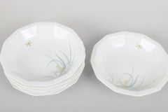 Tapio Wirkkala for Rosenthal Studio-Linie. Six "Dragonfly" deep plates. 1970s.