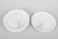 Tapio Wirkkala for Rosenthal Studio-Linie. Five "Dragonfly" salad plates, 1970s.