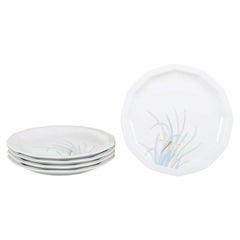 Tapio Wirkkala for Rosenthal Studio-Linie. Five "Dragonfly" salad plates, 1970s.