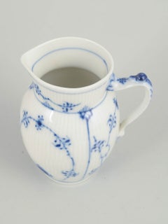 Royal Copenhagen, Blue Fluted Plain pattern. Porcelain creamer. 1980s