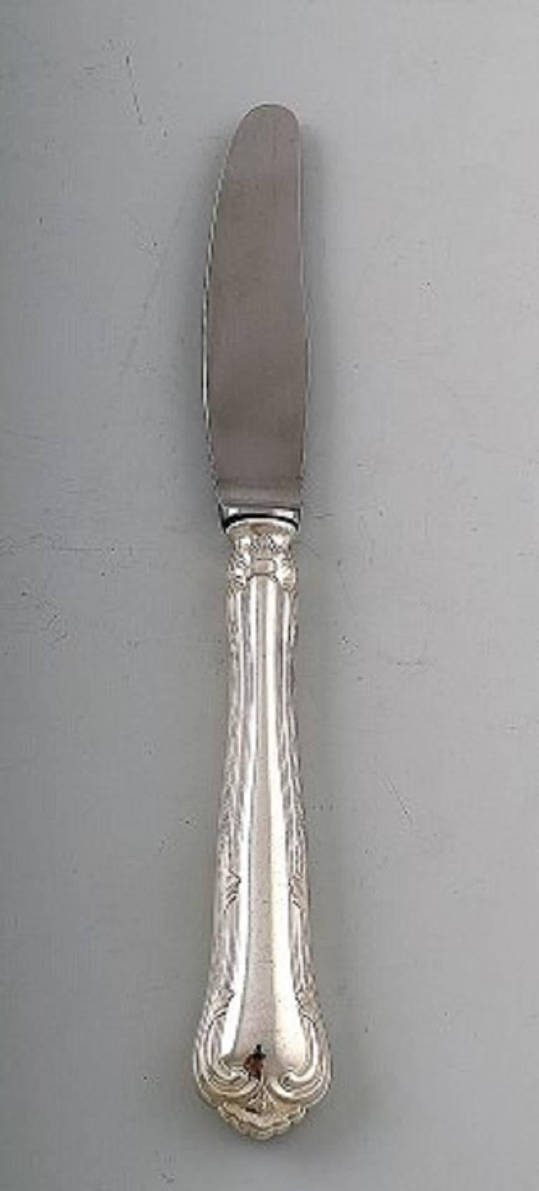 Cohr Herregaard, Three Towers Silver, Denmark, Complete Dinner Service for Six P In Good Condition In København, Copenhagen