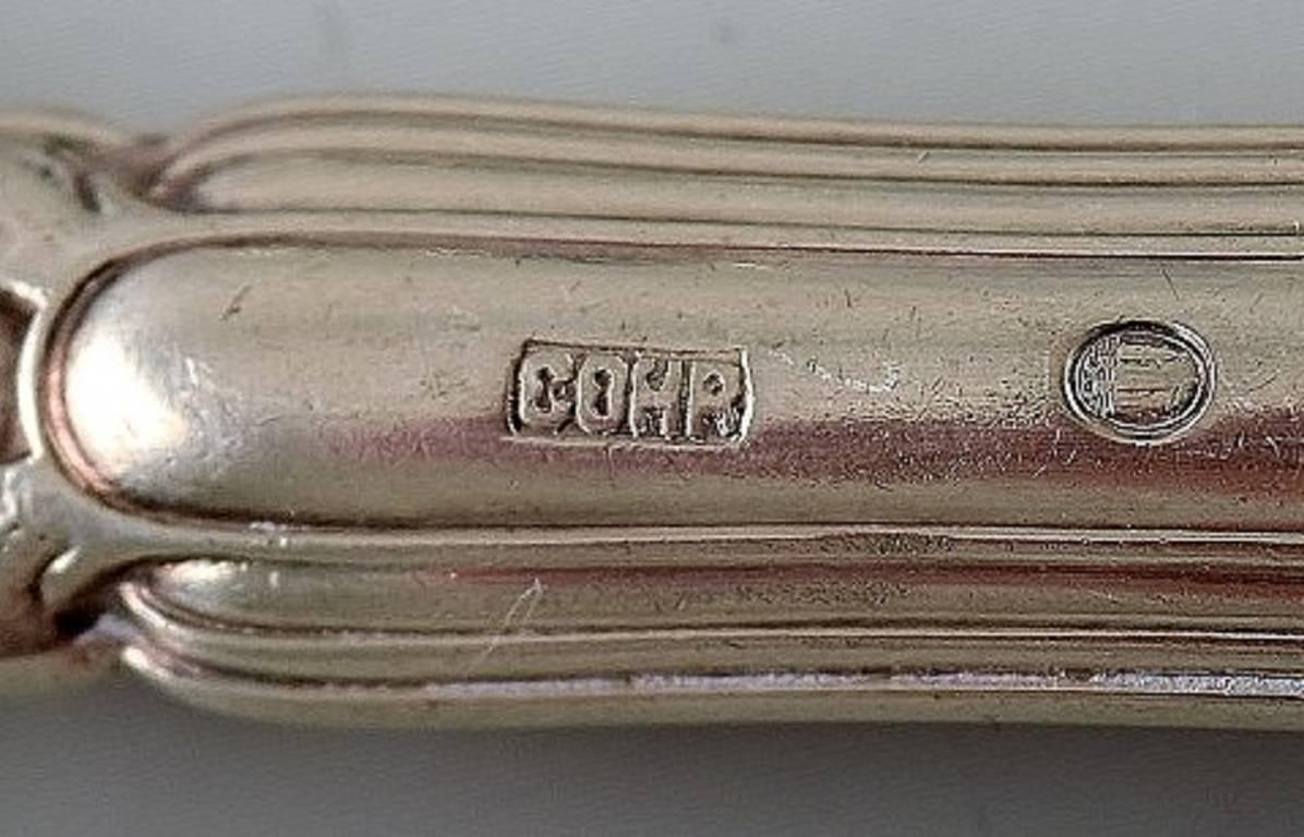 Cohr Herregaard, Three Towers Silver, Denmark, Complete Dinner Service for Six P 1