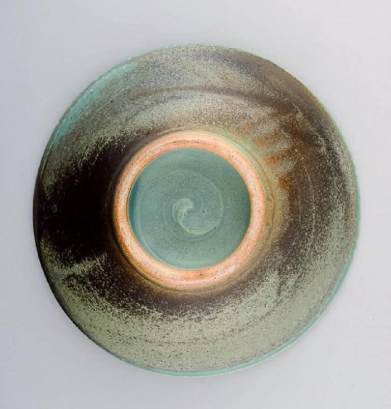 Danish Ceramist, Handmade, Unique Ceramic Bowl In Excellent Condition In Copenhagen, DK