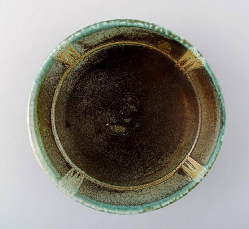 Scandinavian Modern Danish Ceramist, Handmade, Unique Ceramic Bowl