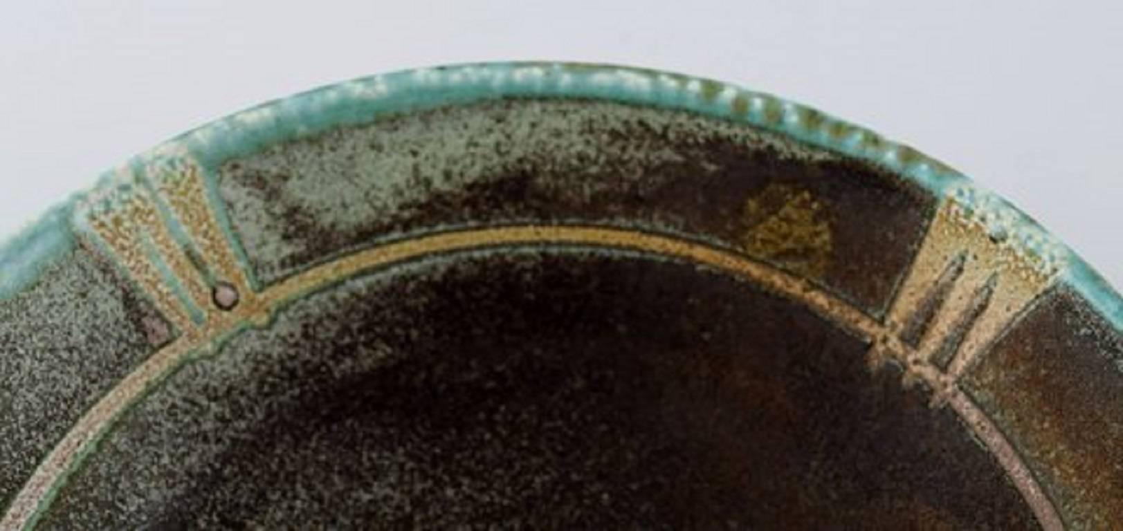 20th Century Danish Ceramist, Handmade, Unique Ceramic Bowl