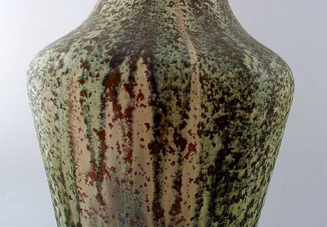 20th Century Jean Langlade French Ceramist, Large Floor Vase, Early 1900s