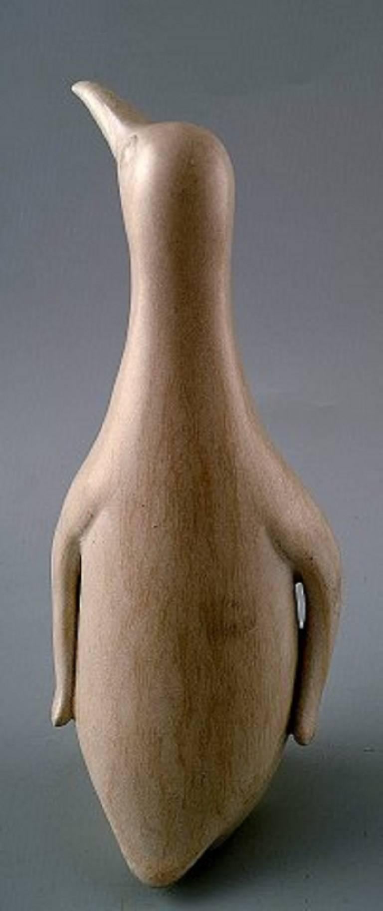 Scandinavian Modern Rörstrand / Rorstrand Stoneware Figure of Gunnar Nylund, Penguin