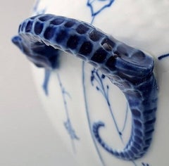 Bing & Grondahl, B&G Blue Fluted Large Soup Tureen, Early Stamp, Denmark, 1920s