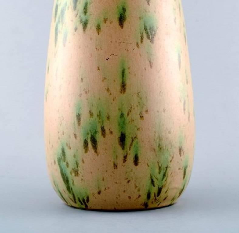 Mid-20th Century French Ceramic Vase Beautiful Glaze, circa 1940s