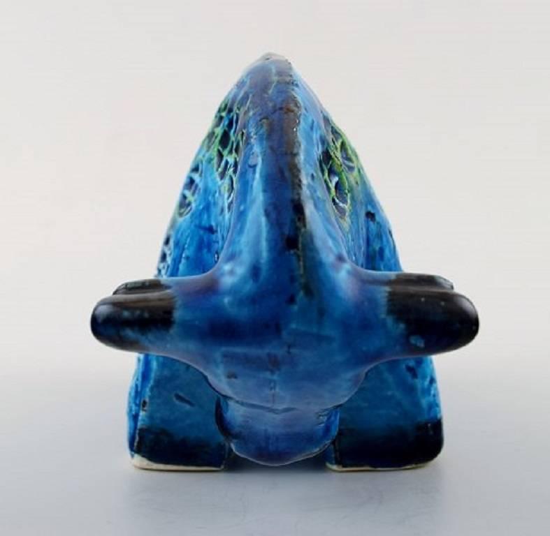 Bitossi, Rimini blue bull in ceramics, designed by Aldo Londi.
Unstamped, 1960s.
Measures: 16 cm. x 8 cm.
In perfect condition.