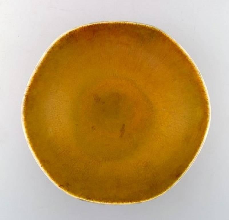 Scandinavian Modern Berndt Friberg Studio Large Ceramic Bowl, Modern Swedish Design