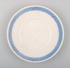 14 Plates, Royal Copenhagen Blue Fan, Flat Plates