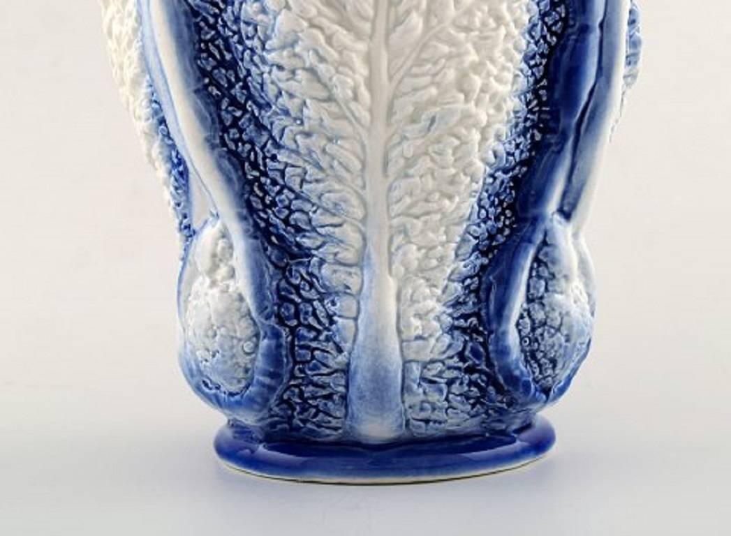Modern Burleigh Ironstone, Staffordshire Vase Shaped like Cabbage Head