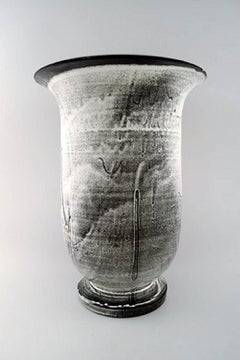 Very Large Kähler, Hak, Glazed Earthenware Vase, 1930s, by Svend Hammershoi