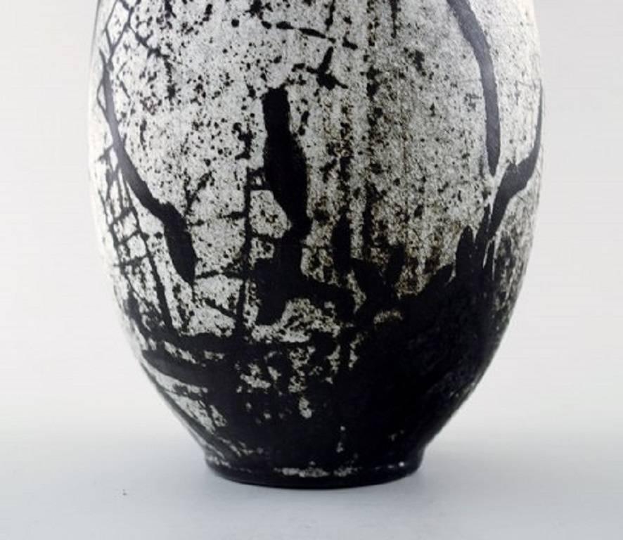 Mid-20th Century Kähler, Denmark, Large Glazed Vase, 1930s, Designed by Svend Hammershøi