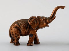 Four Miniature Figures in Various Metals, Early 1900s