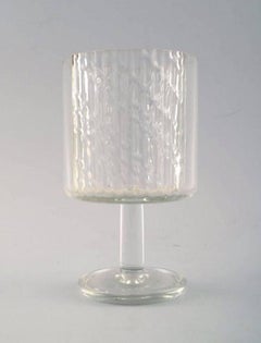 Riihimaki Riihimaen, Finland, Findari Nine Glasses by Nanny Still, 1960s