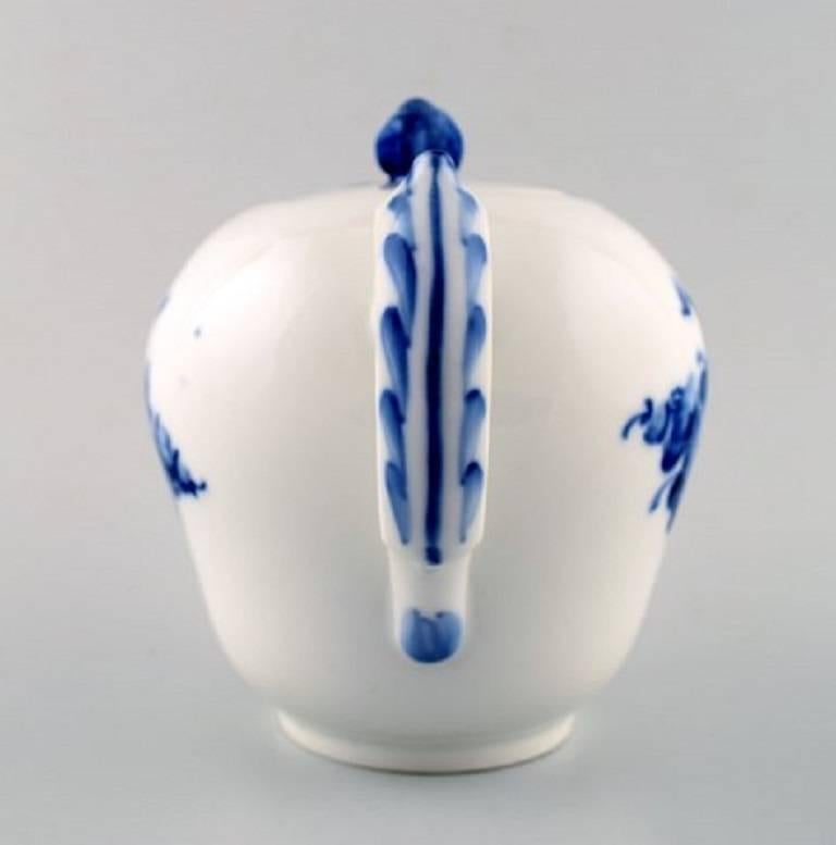 Neoclassical Royal Copenhagen Blue flower braided Tea pot.