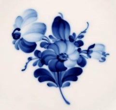 12 Pcs Royal Copenhagen Blue Flower Braided, Large Dessert Plate or Salad Plate