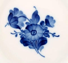 Seven Royal Copenhagen Blue Flower Braided, Salad Plates