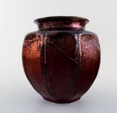 Kähler, Denmark luster-glaze ceramic vase, Karl Hansen Reistrup.
