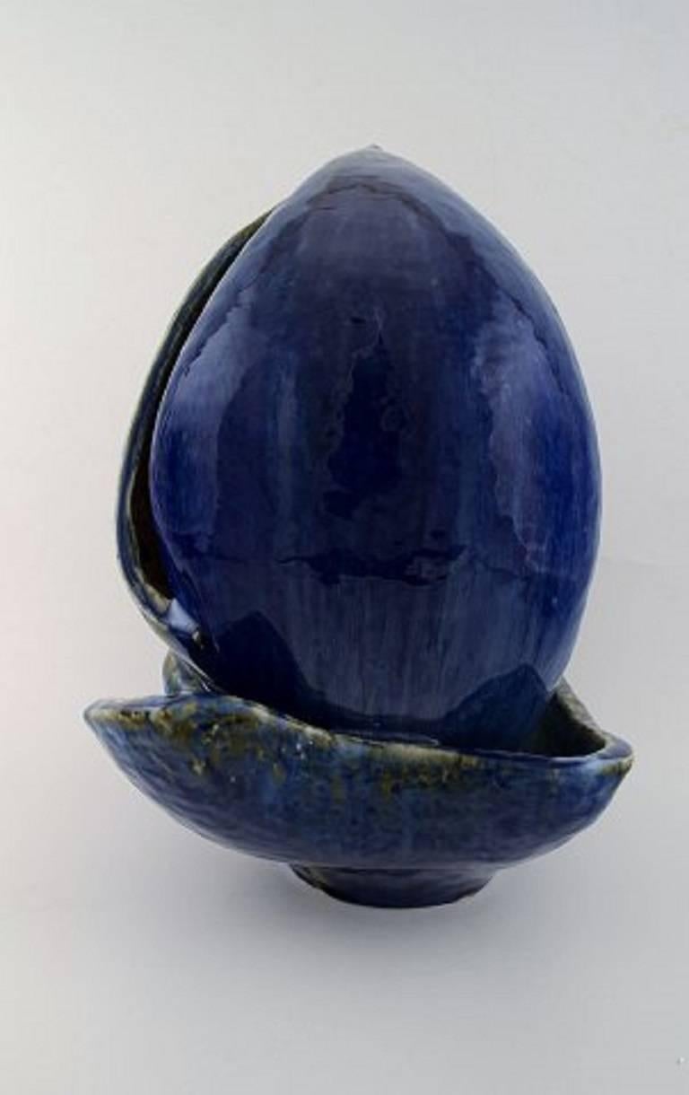 Danish Gerda Åkesson Sculptural Object of Glazed Ceramics