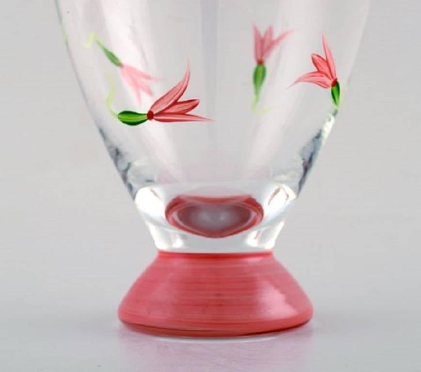 Kosta Boda, Ulrica H. Vallien Art Glass Vase, Swedish Design, 1980s In Excellent Condition In Copenhagen, DK