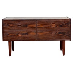Mid century Danish rosewood low dresser - hall chest