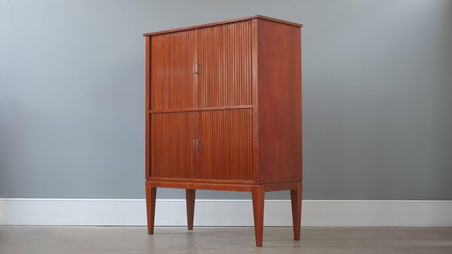 Scandinavian Modern Danish Collectors Cabinet