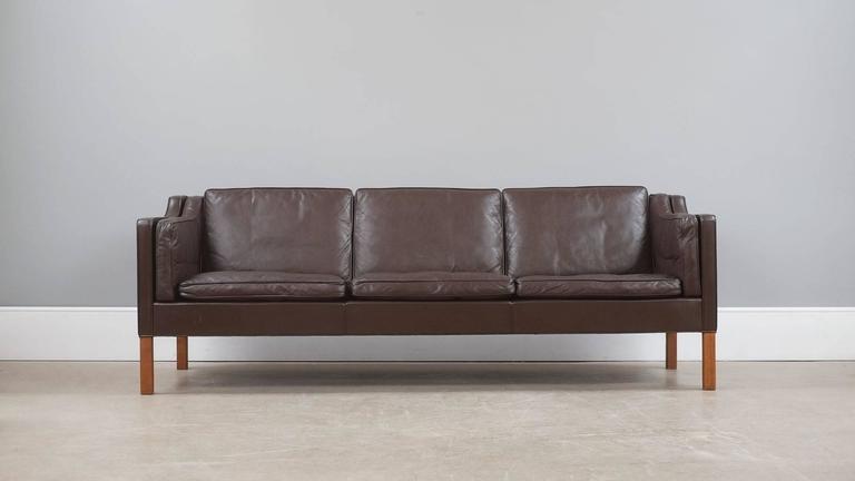 Børge Mogensen 2213 Sofa At 1stdibs Fantastic Example Of The Clic Three Seat Sofa Designed By Børge
