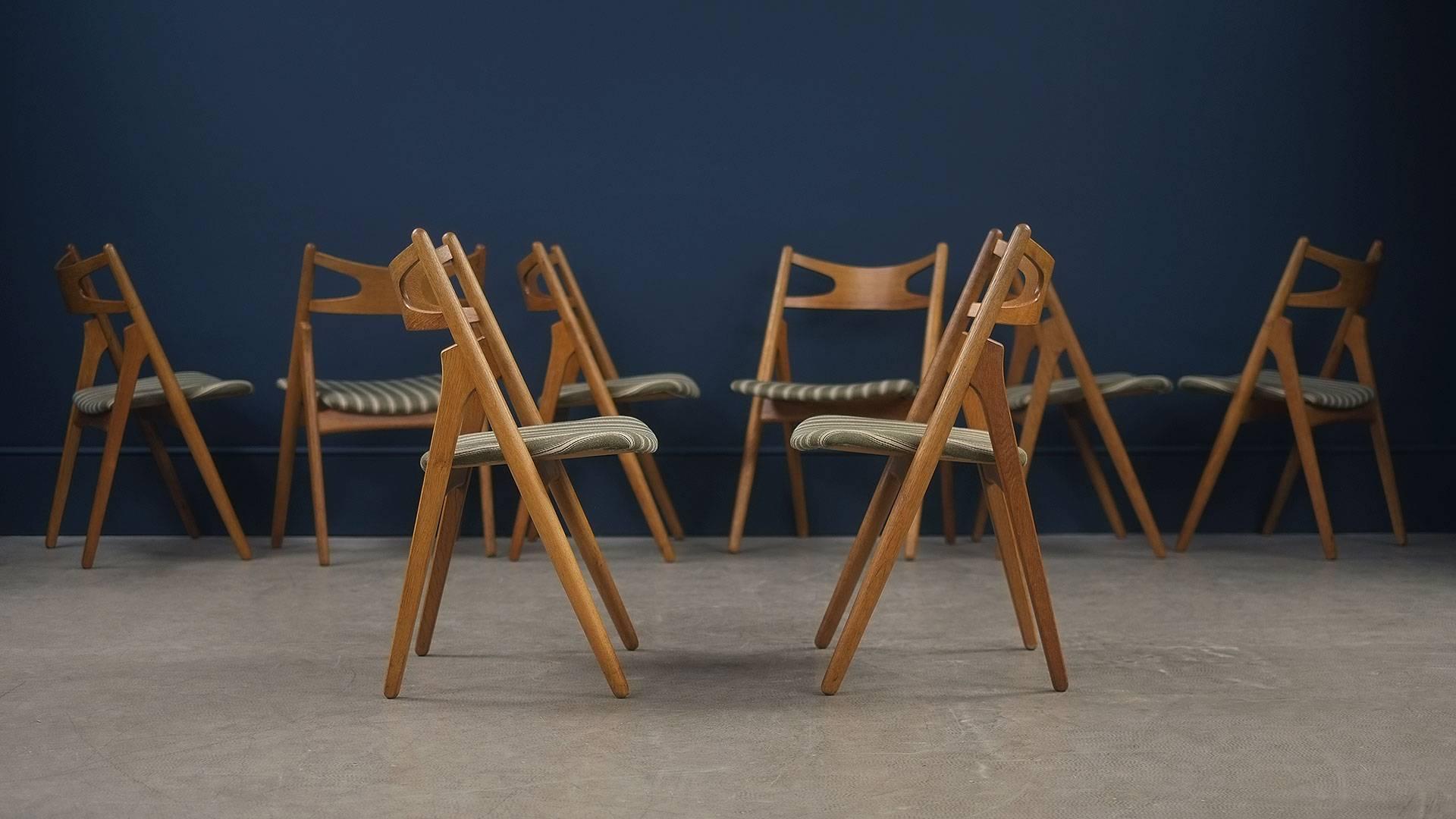 Danish Hans Wegner CH29 Chairs Set of Eight