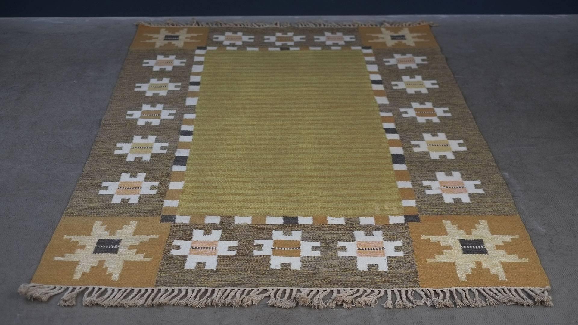 20th Century Ingegerd Silow Flat-weave