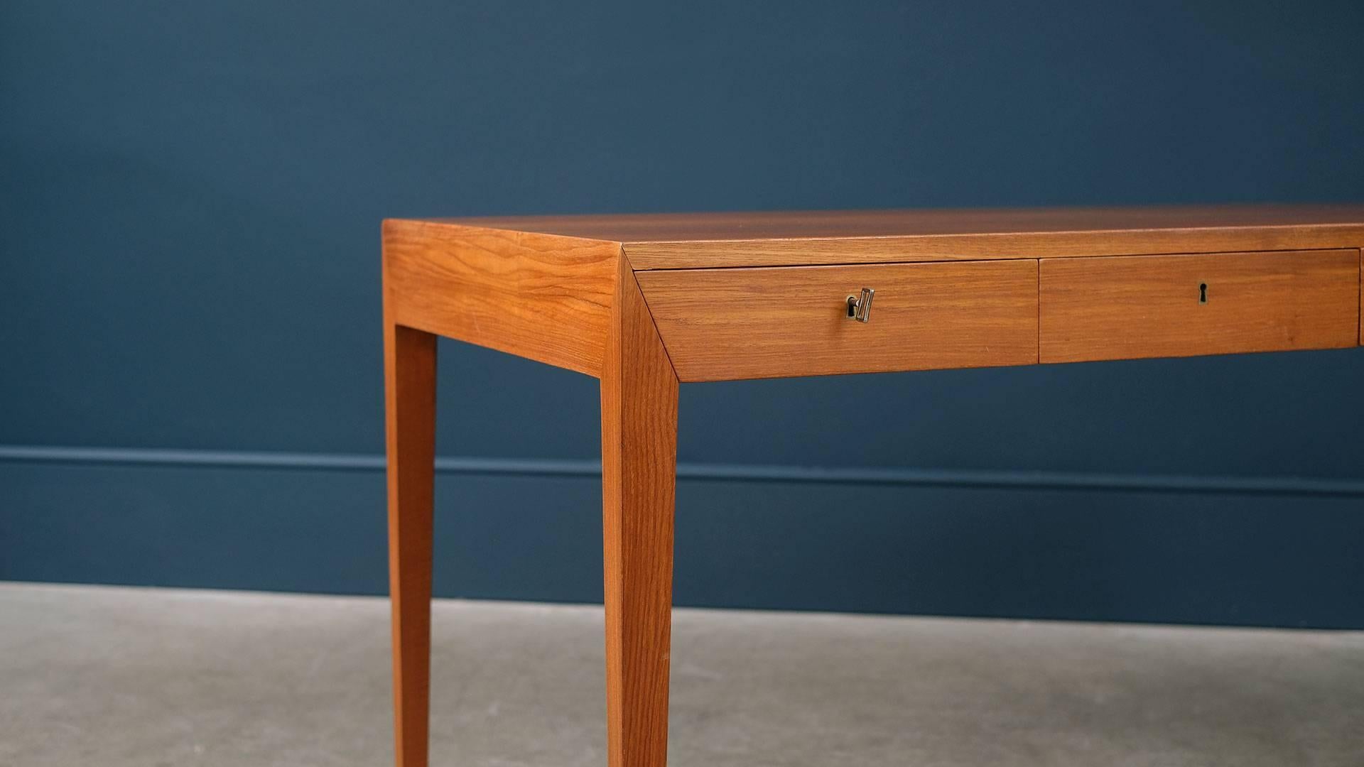 Teak Desk by Haslev 4