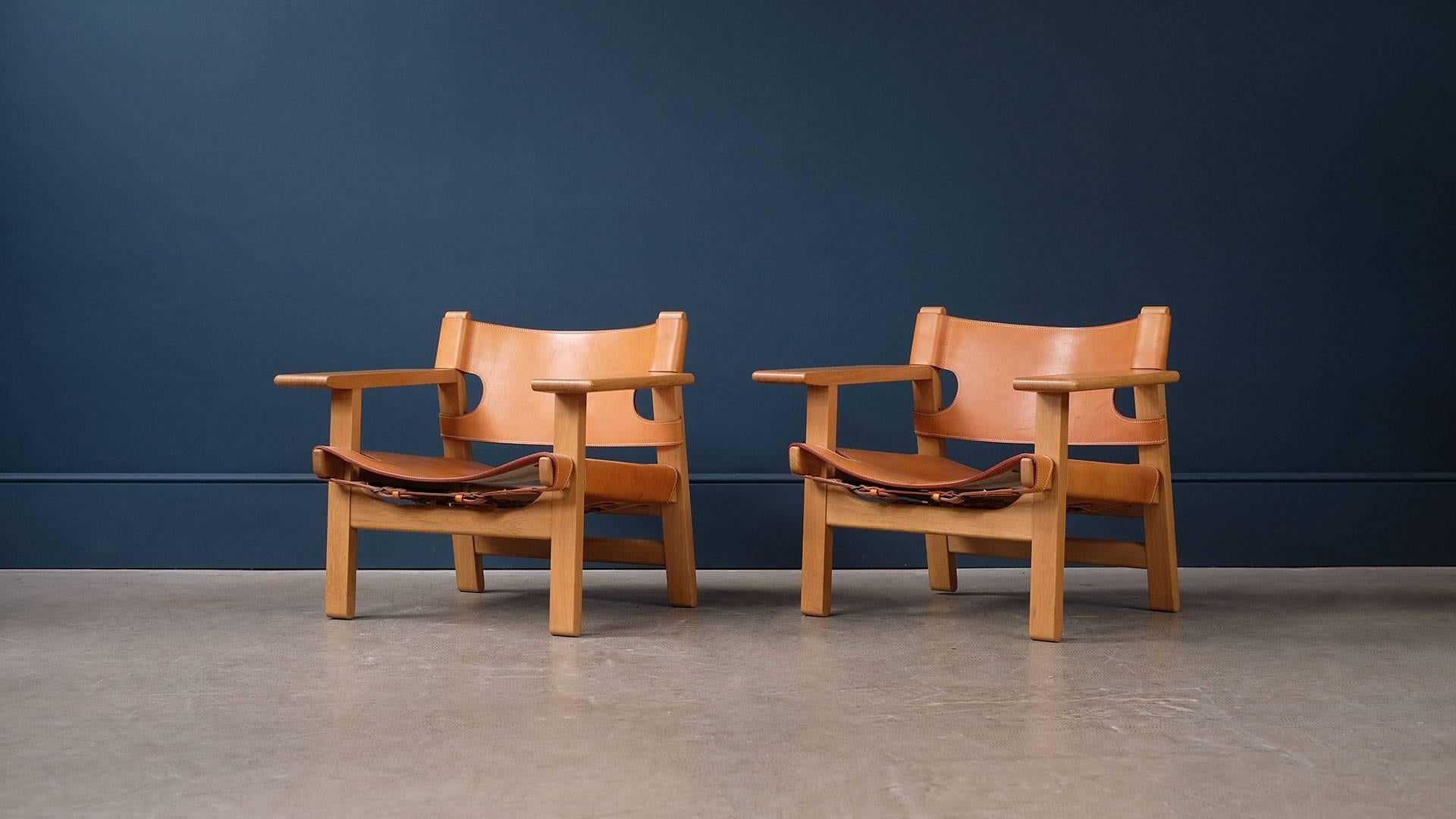 Danish Borge Mogensen Spanish Chairs