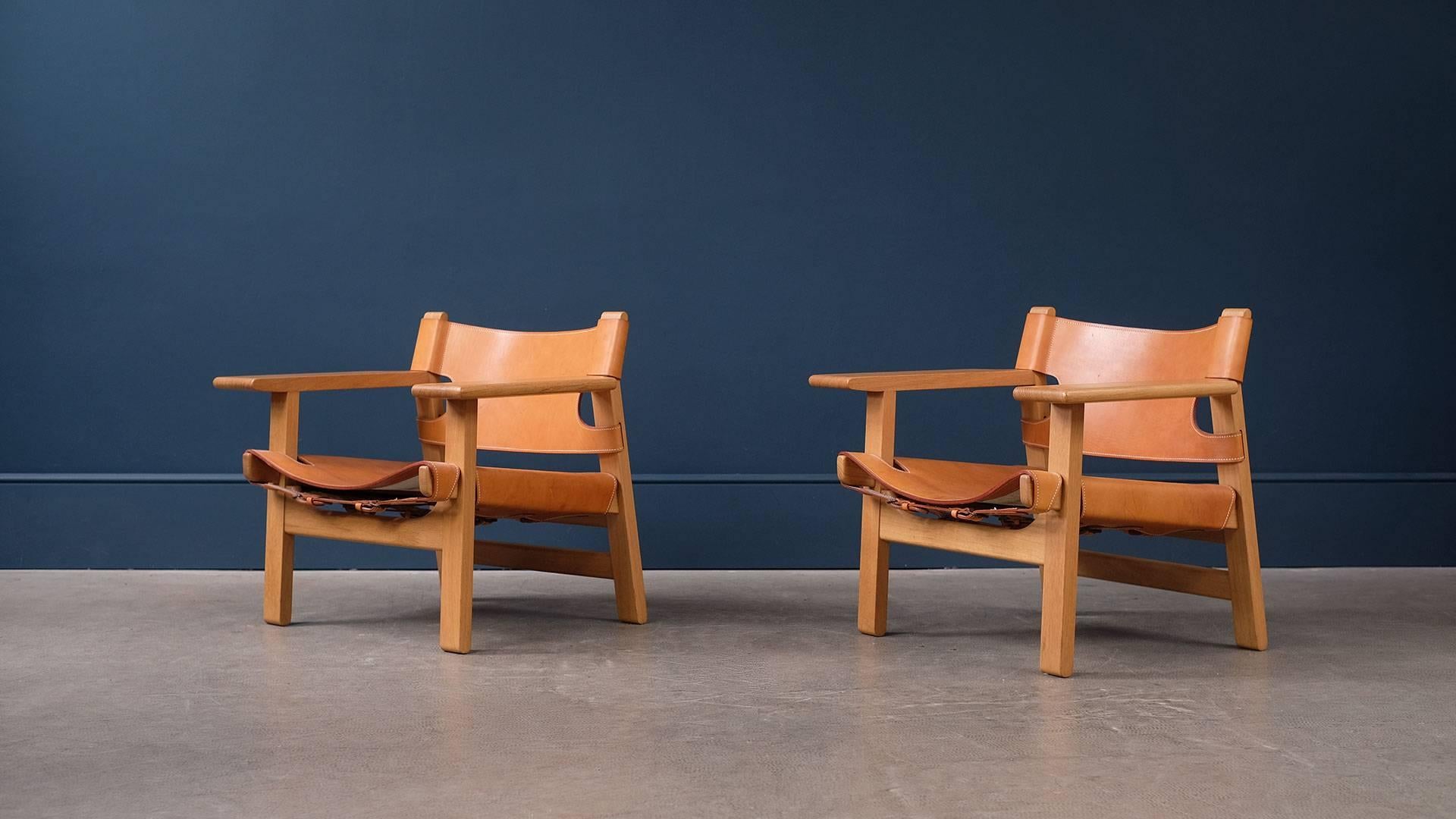 20th Century Borge Mogensen Spanish Chairs