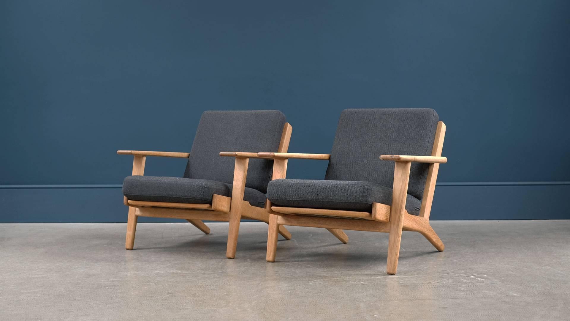 Scandinavian Modern Hans Wegner Armchairs