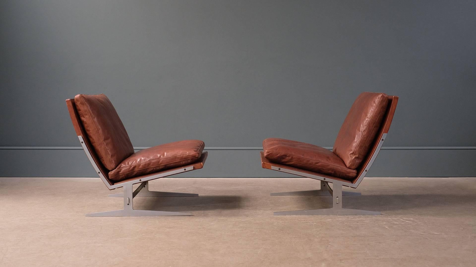20th Century Fabricius Kastholm BO561 Lounge Chairs