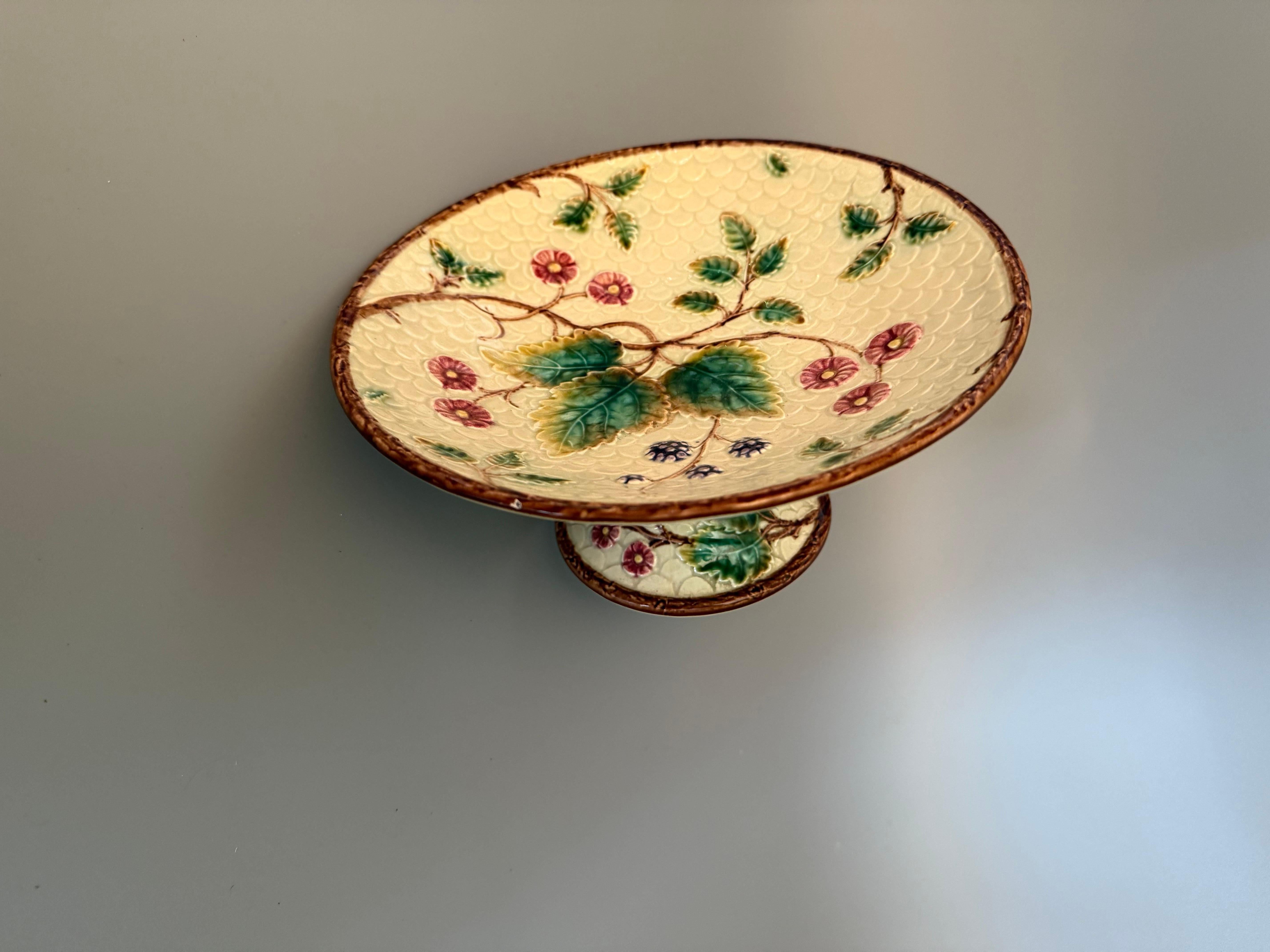 Jugendstil Majolika Brombeeren Sieben Stück Rörstrand Schweden 1910 im Angebot 7