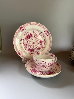 Service à thé et à café en porcelaine de Meissen, style néo-rococo, peint à la main, XXe siècle