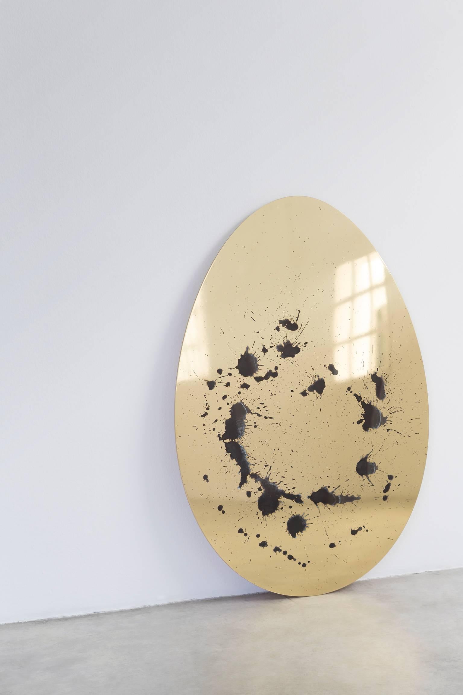 Modern Big Oval Mirrors, Model SFG 12-L, Limited Edition of 5 For Sale