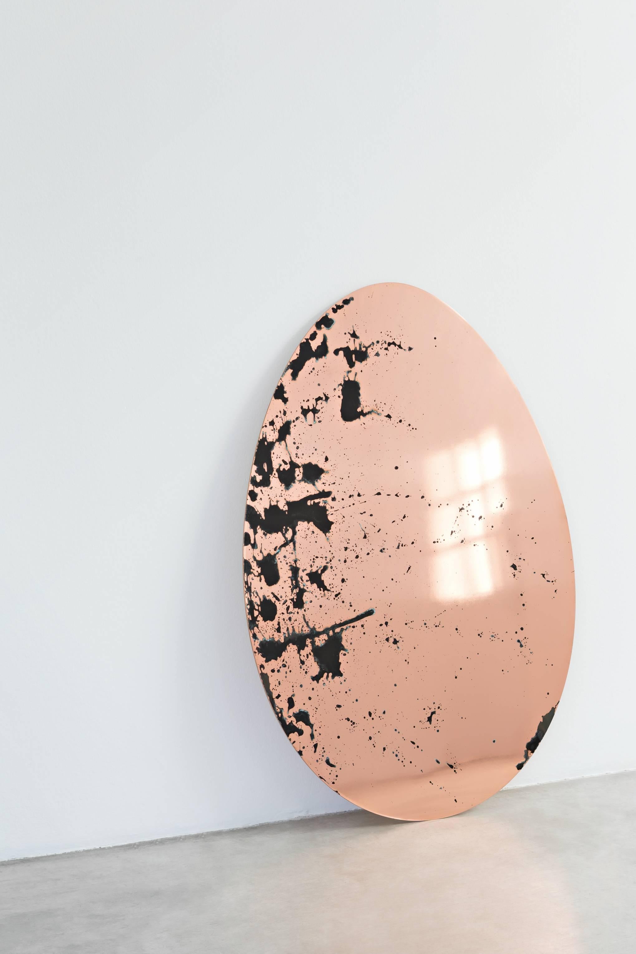 Contemporary Big Oval Mirrors, Model SFG 12-L, Limited Edition of 5 For Sale