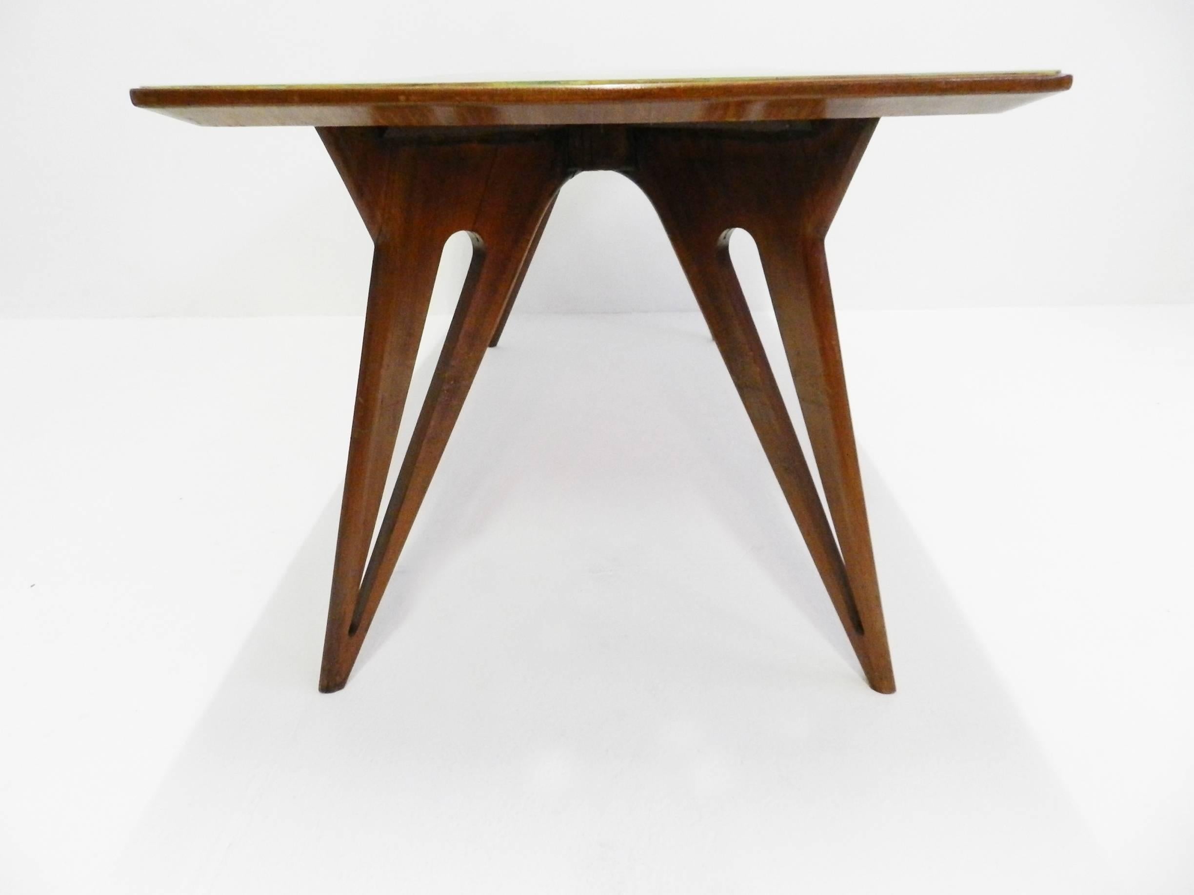 Mid-20th Century Stunning Italian Dining Table Ico Parisi Style For Sale