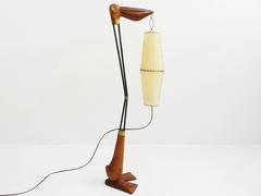 Pelican Floor Lamp, Italy, circa 1950