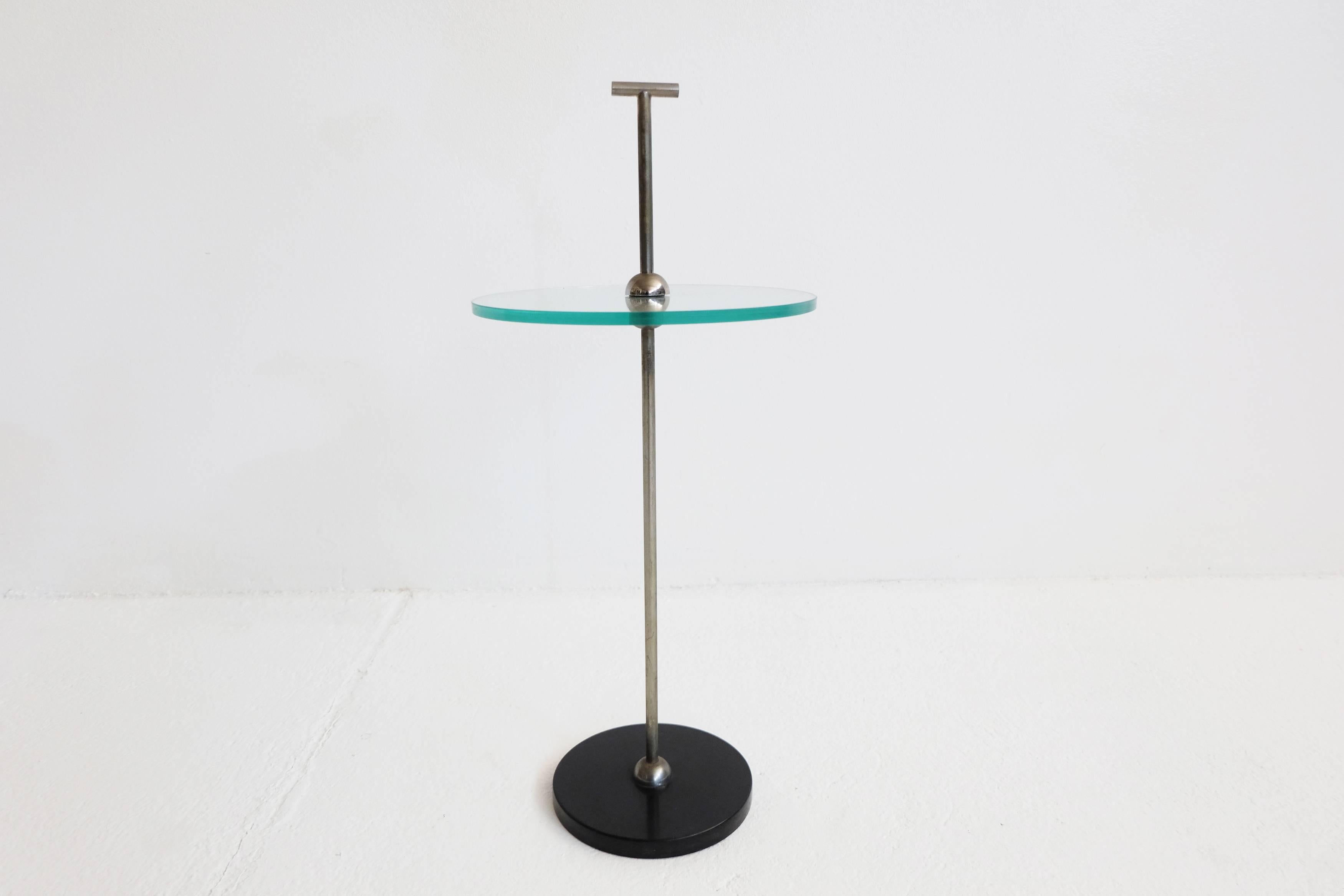 Mid-Century Modern 1960, Fontana Arte Style Side Table